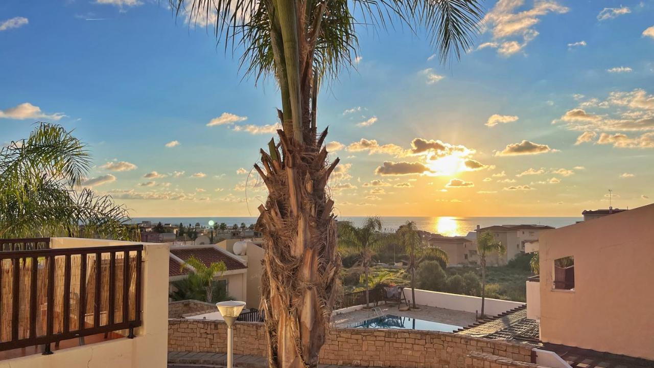 Melanos Sea View Apartment Paphos Exterior foto